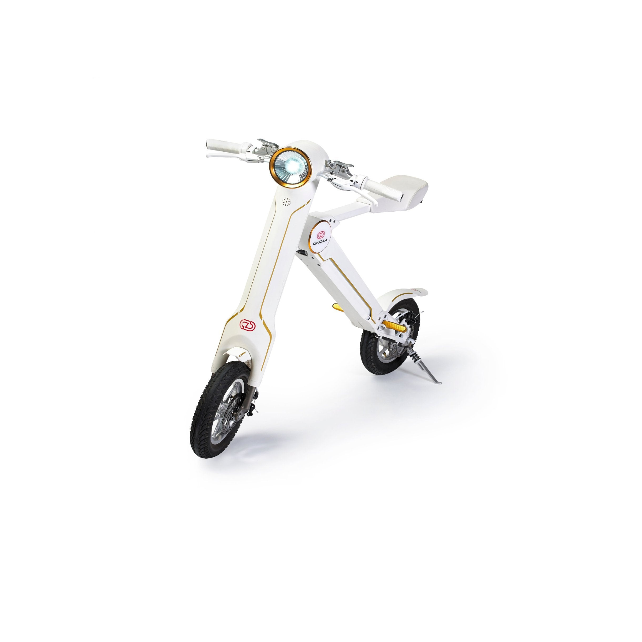 Cruzaa Electric Scooter – Racing White With 15.5 mph Top Seed