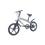 Cruzaa Metal Grey Electric Bike With 25 km/h Top Speed