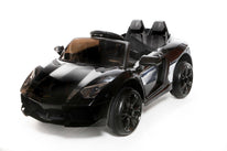 12V Black Roadster Battery Ride On Car