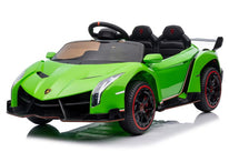 12V Licensed Lamborghini Veneno Ride On Car Green